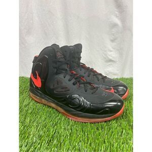 Nike Black & Red Men's Athletic Basketball Shoes